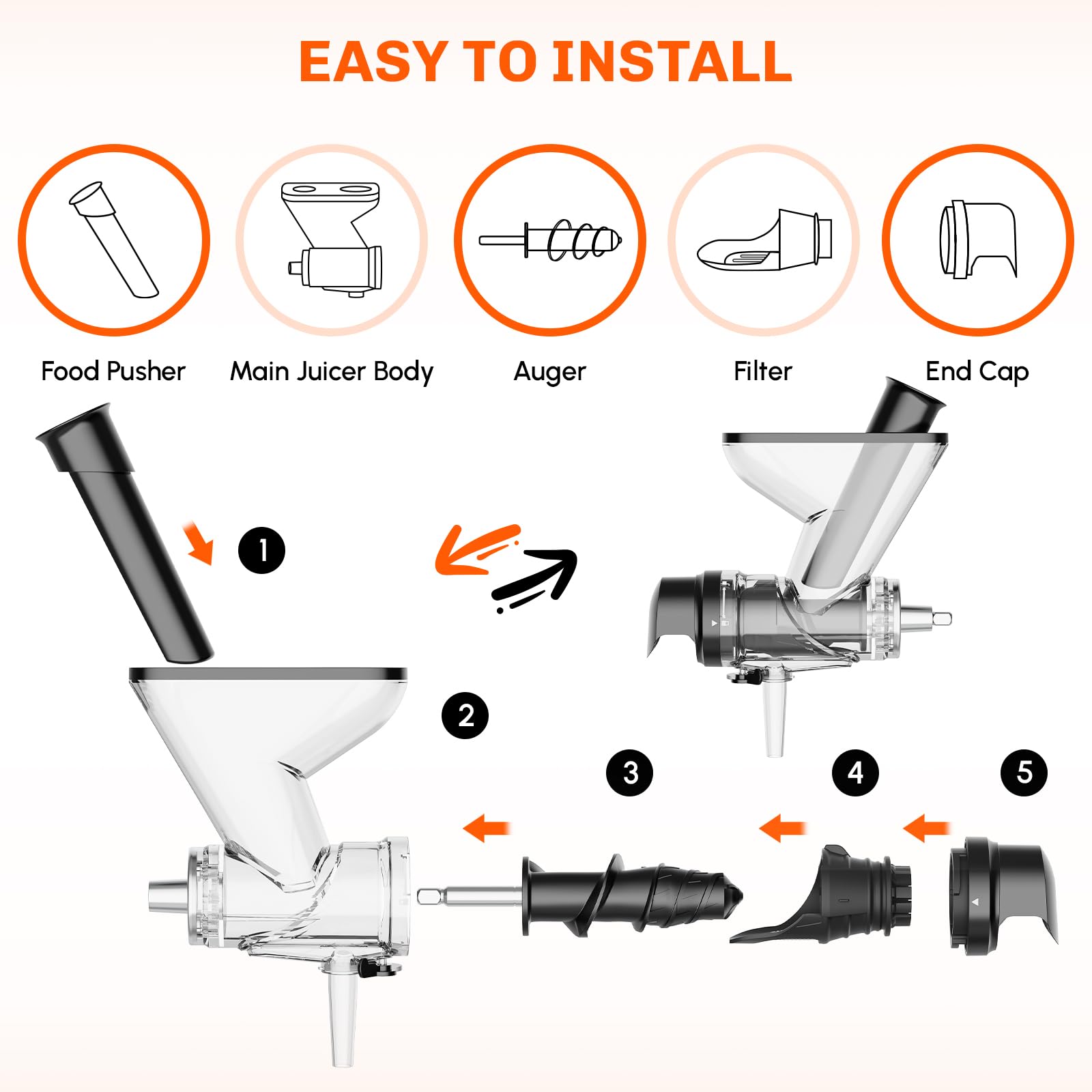 Aksesoris Juicer Masticating u - Cold Press Juicer ulasan dan harga